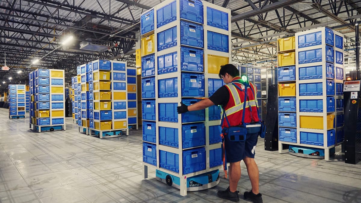 Amazon Expands Robotic Workforce in Warehouses