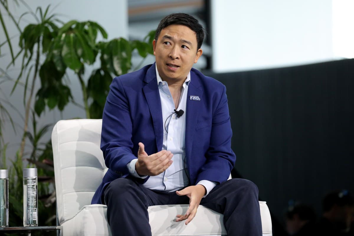 Andrew Yang Sees Startup Opportunity in Lowering Cost of Living