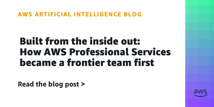 AWS Professional Services Redefines AI-Driven Development with AI-DLC