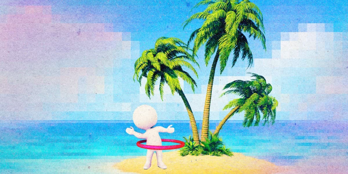 Claude Agents Play on Virtual Desert Island