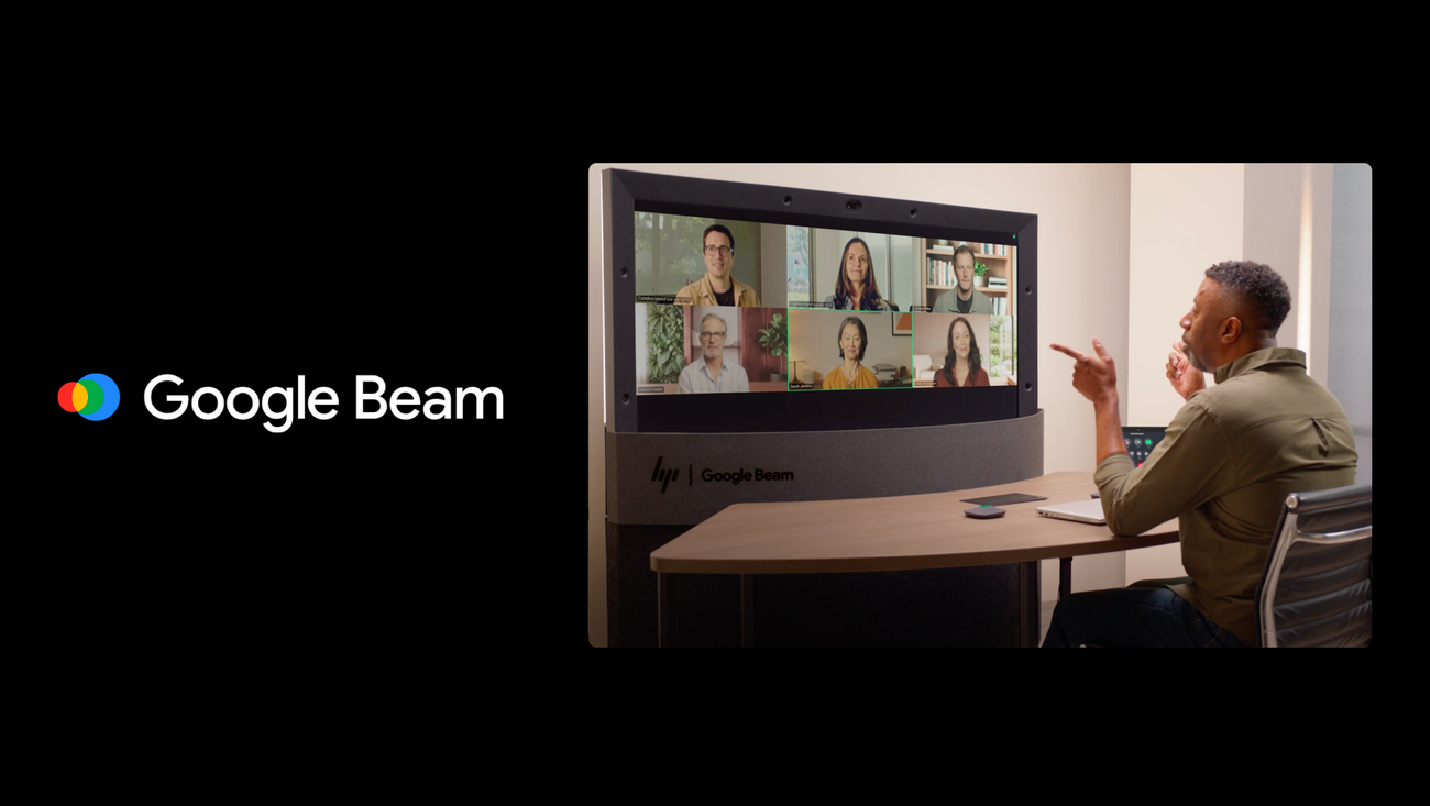 Google Beam Enhances Group Meetings with Immersive Displays