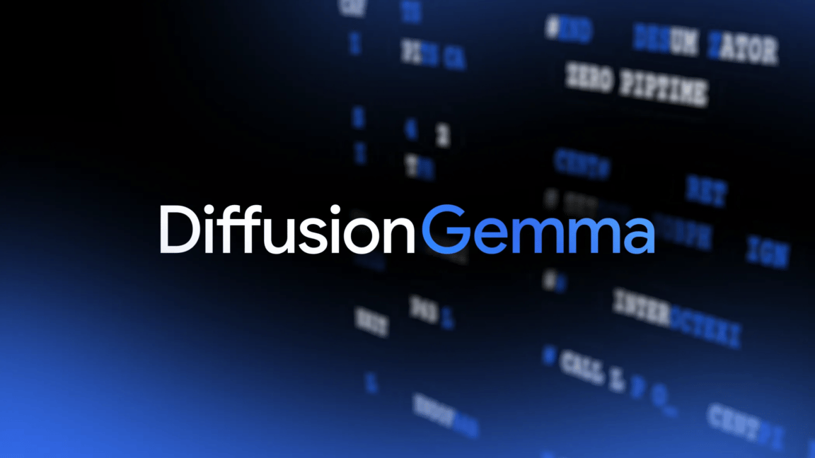 Google releases DiffusionGemma, a new open AI model with 4x speed boost