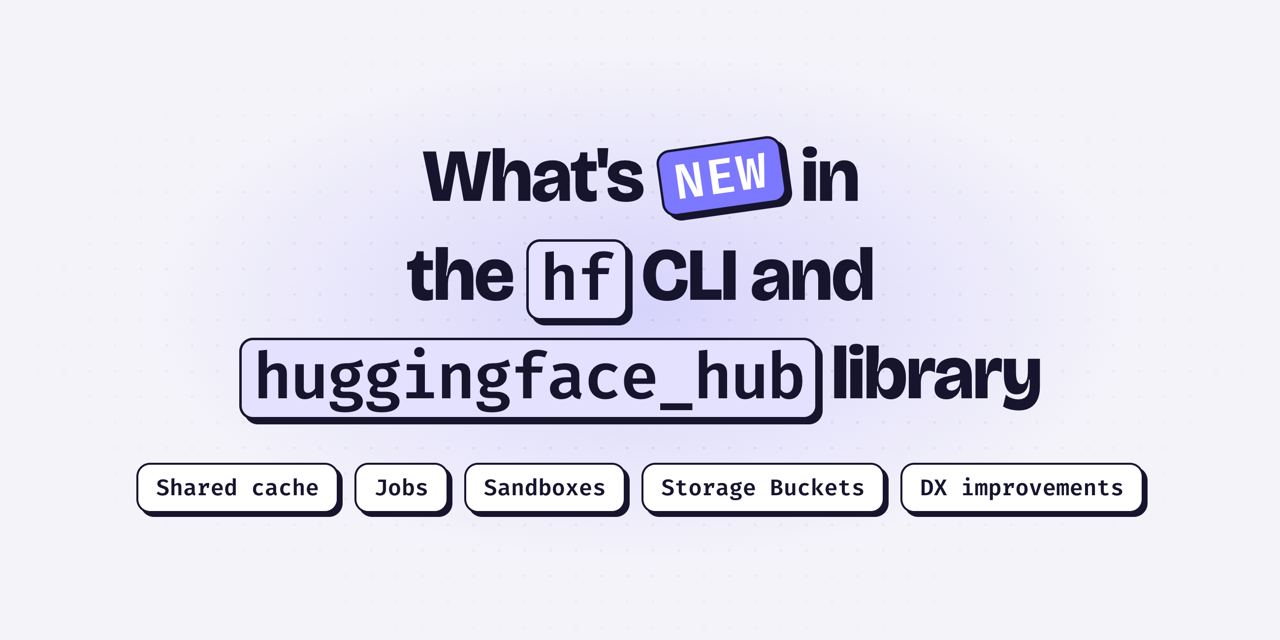 Hugging Face CLI and Hub Library Get New Features