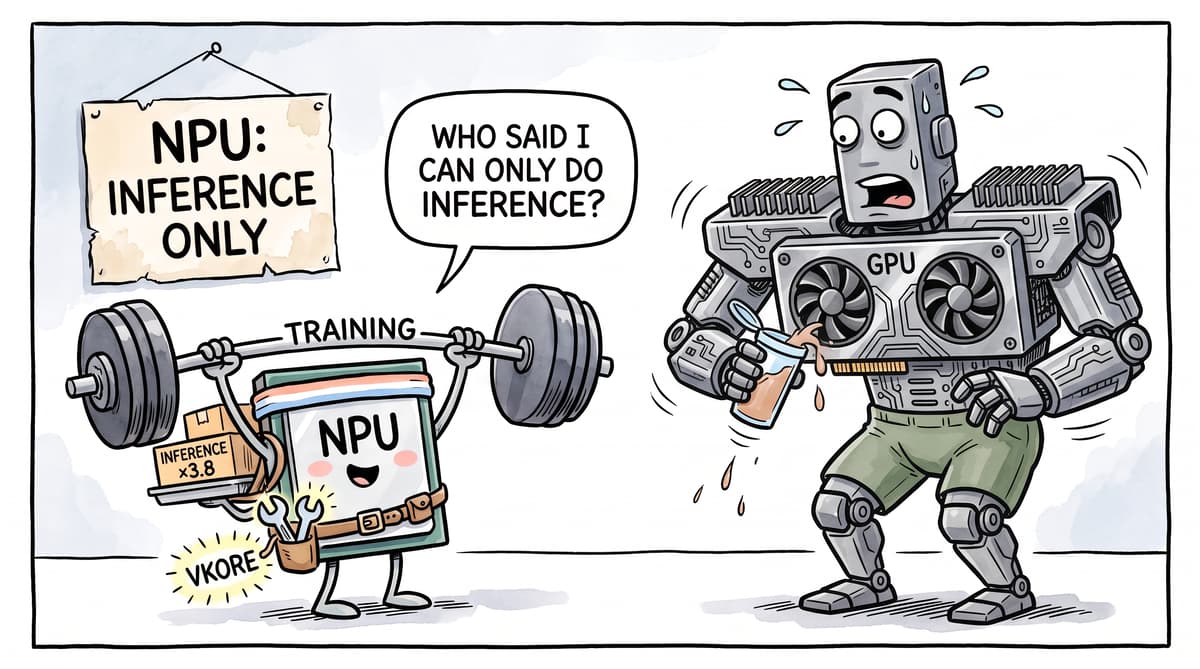 HuggingFace Demonstrates NPU Training With VKORE-46M-NPU