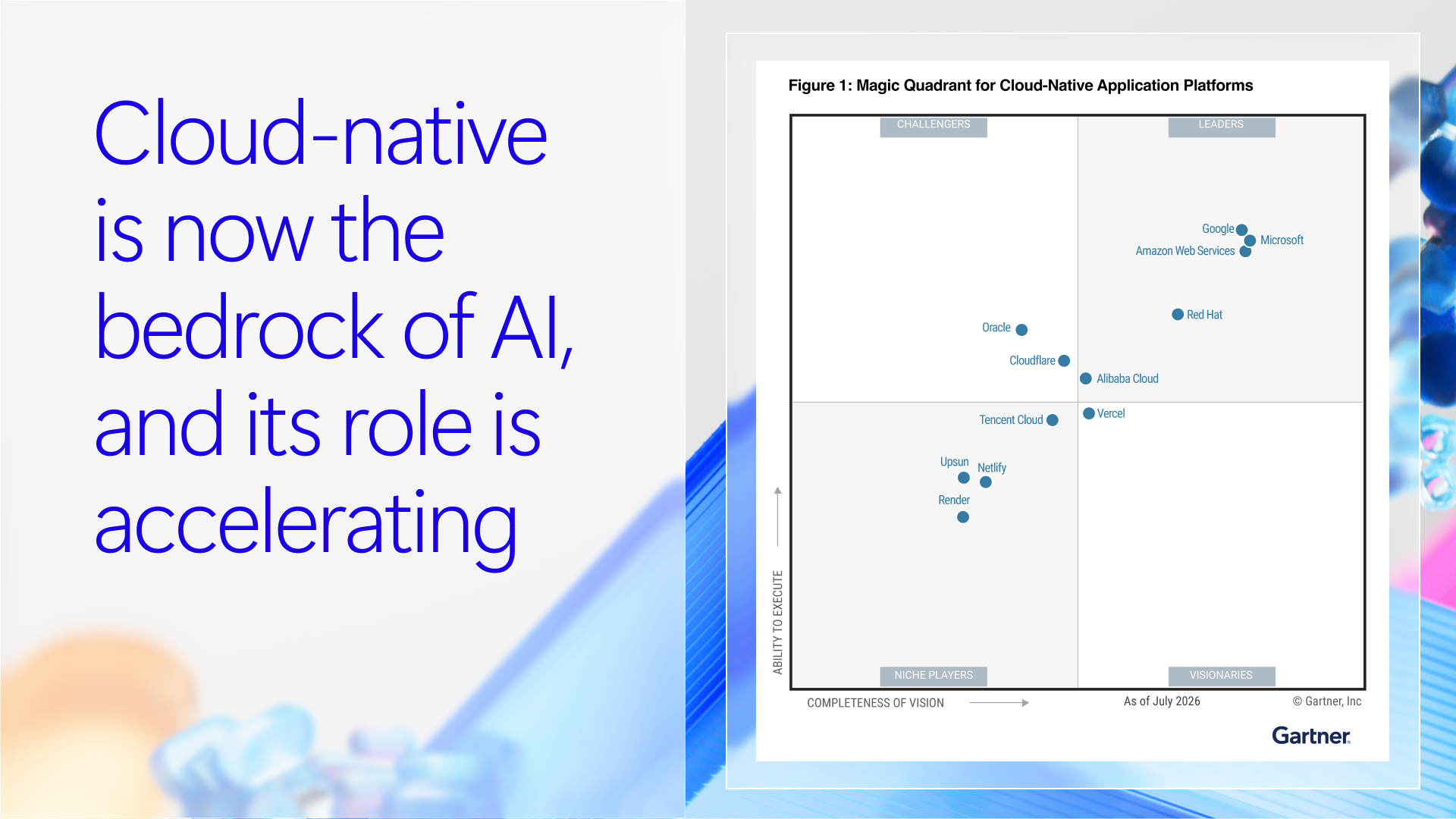 Microsoft Named a Leader in 2026 Gartner Magic Quadrant for Cloud-Native Platforms