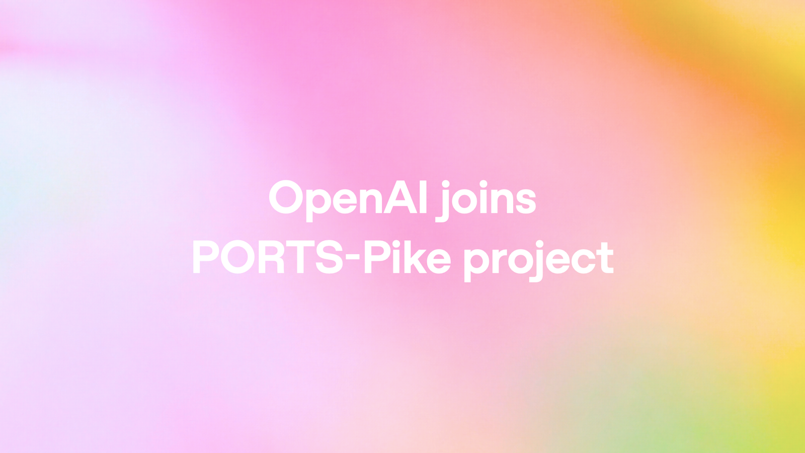 OpenAI Joins PORTS-Pike Project for Ohio AI Infrastructure