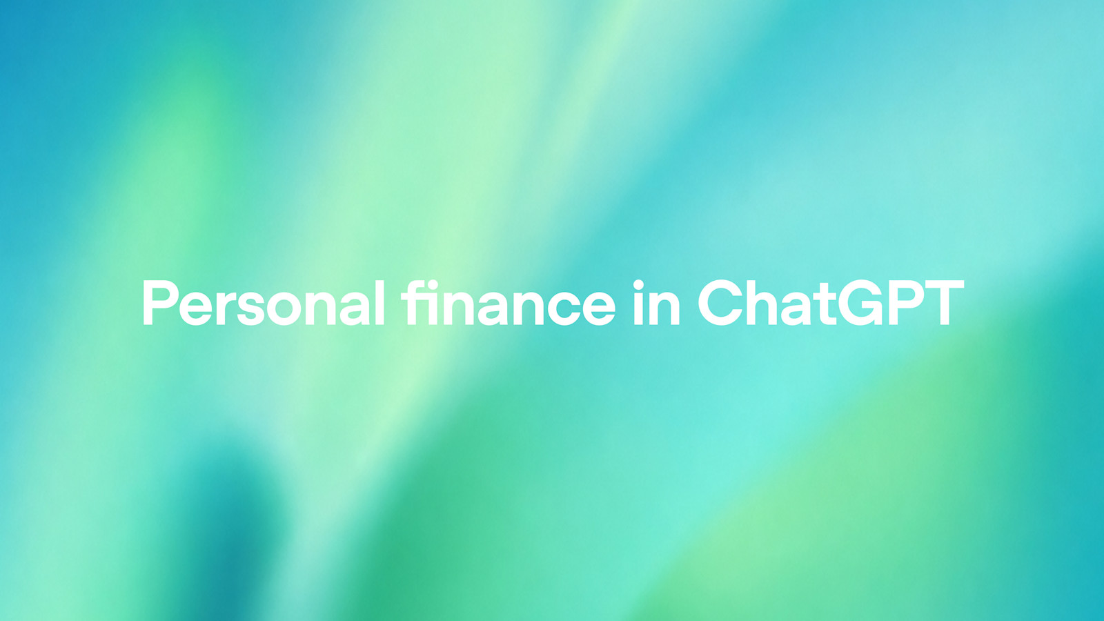OpenAI Launches Personal Finance Tool in ChatGPT