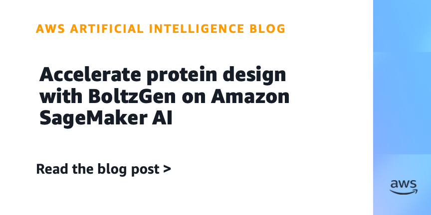 Amazon SageMaker AI Accelerates Protein Design with BoltzGen