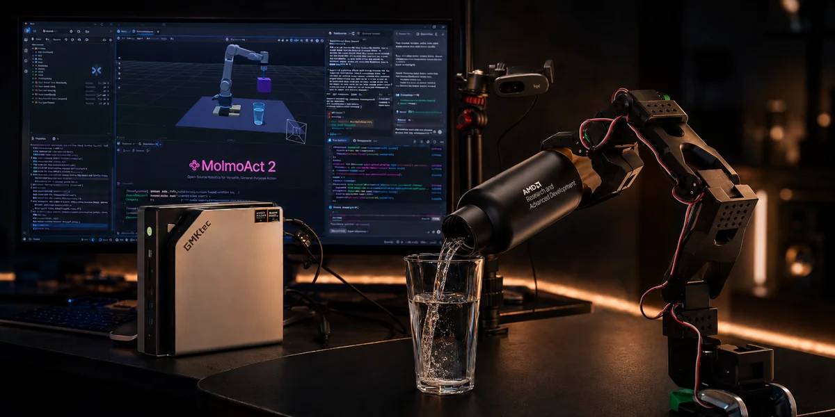 AMD Deploys MolmoAct2 on Ryzen AI Max+ 395 for Robotics