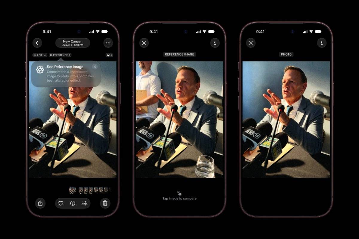 Apple Introduces Reference Image to Verify iPhone Photos