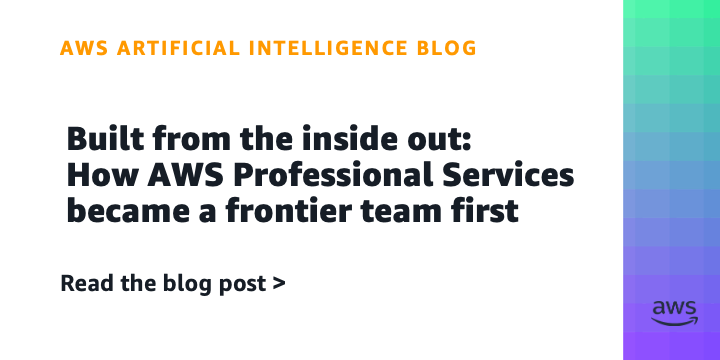 AWS Professional Services Redefines AI-Driven Development with AI-DLC