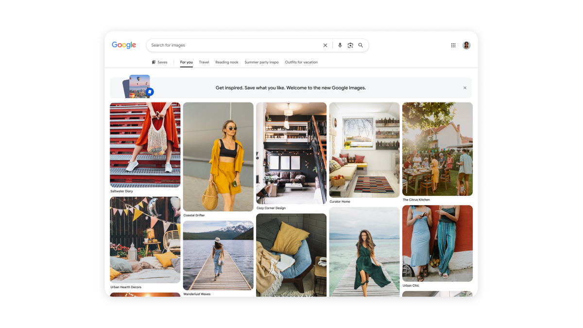 Google Images Gets Pinterest-Like Redesign for Discovery