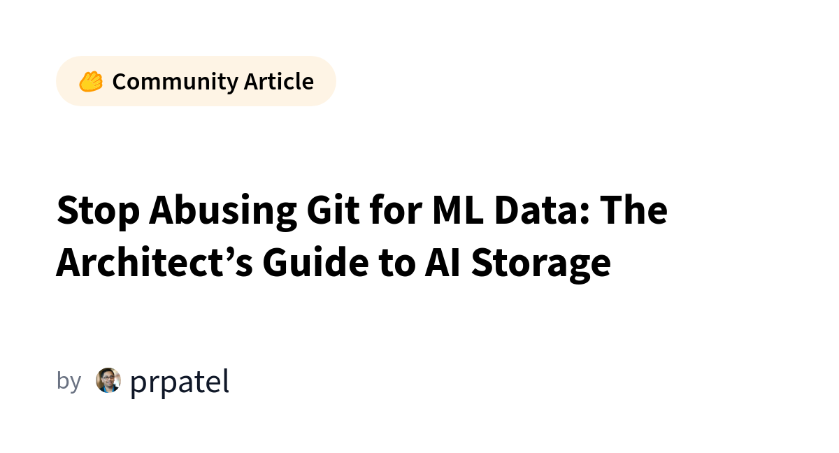 Hugging Face Buckets Offer Efficient ML Data Storage