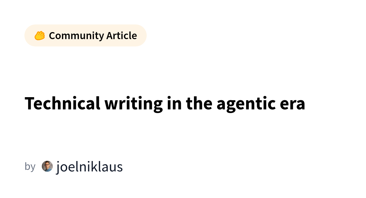 Hugging Face Shares Tips on Technical Writing with Coding Agents