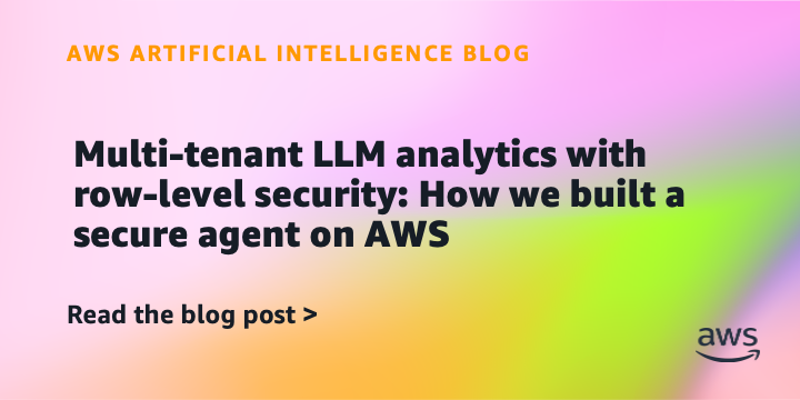 PAR Tech Builds Secure LLM Analytics Agent on AWS