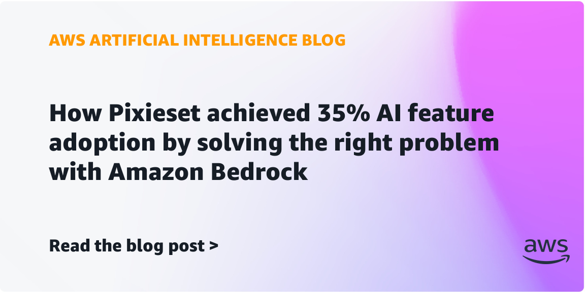 Pixieset Uses Amazon Bedrock to Boost AI Adoption by 35%