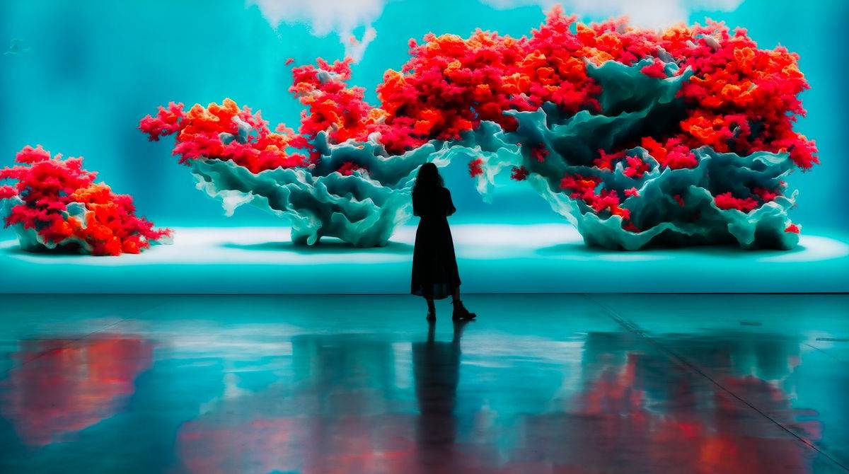 Refik Anadol's Dataland Gallery Showcases AI Art with Biometric Interaction