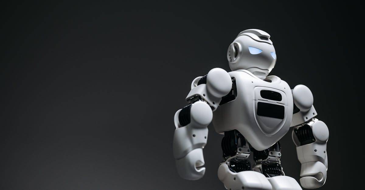 A futuristic robot, captured in a close-up studio shoot, showcasing innovation and design.