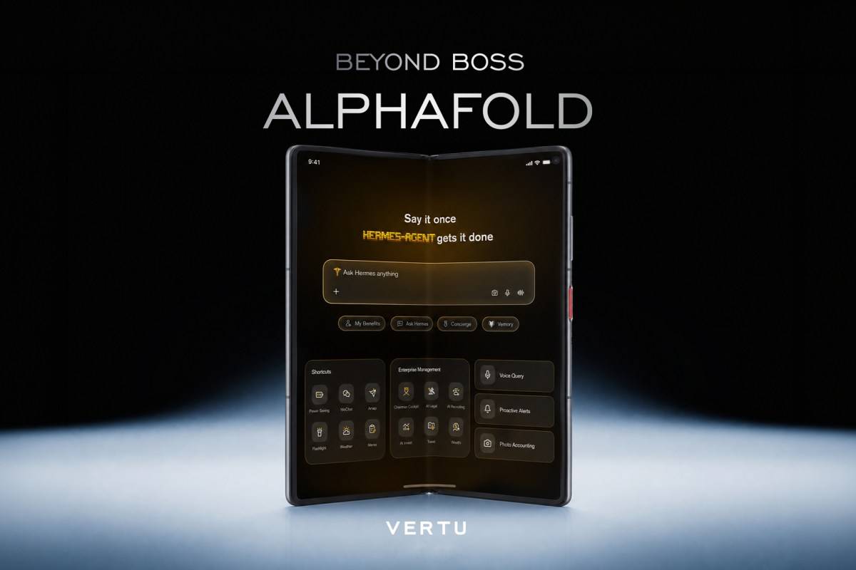 Vertu Unveils AI-Foldable Phone for Executives Starting at $6,880