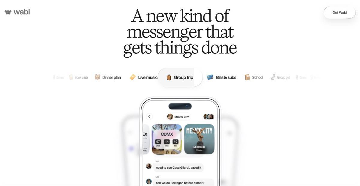Wabi Pivots to AI Messaging Platform with App Creation Capabilities